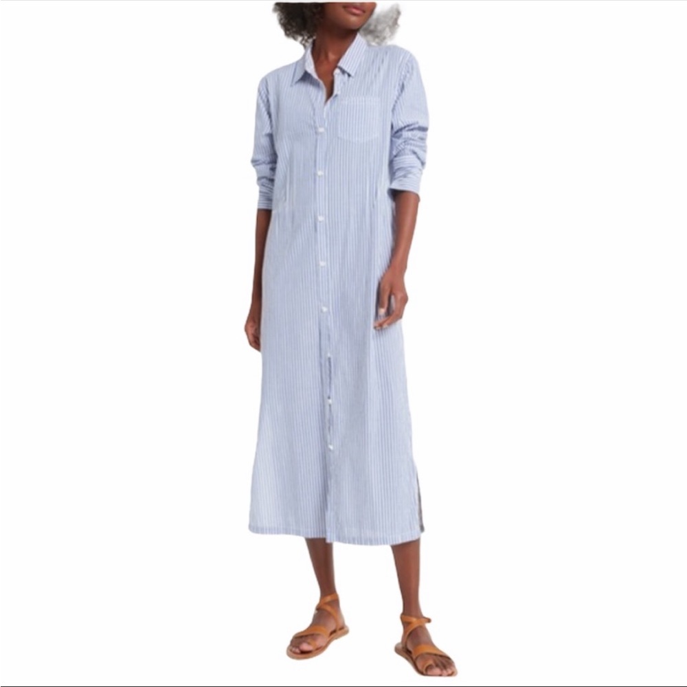 Alex Mill Blue Striped Dress